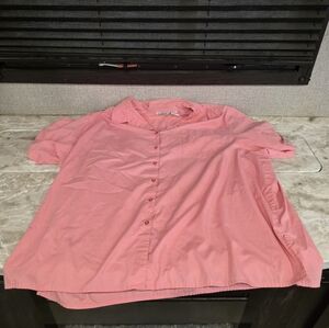 All American Comfort Pink Blouse 3X